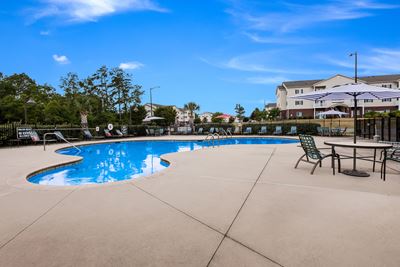 Sparkling swimming pool at The Summit on 401 in Fayetteville, NC